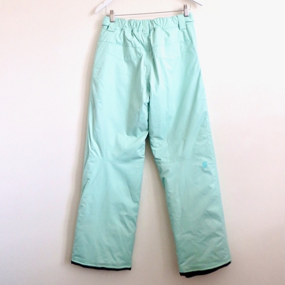 NEW! ORAGE Insulated Ski Snowboard Winter Pants Mint Green Girls' Kids SZ 16 XXL - Picture 3 of 7